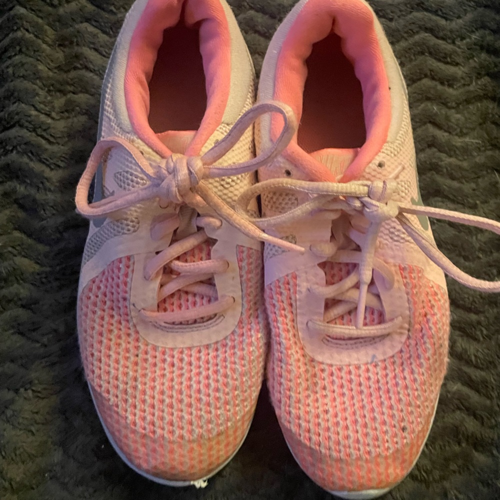 Pinkish-Orange Nike Shoes